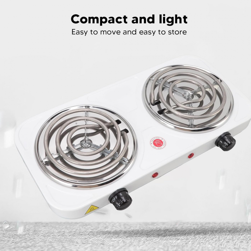 Double Electric Stove – 2000 Watt Dual Hot Plate