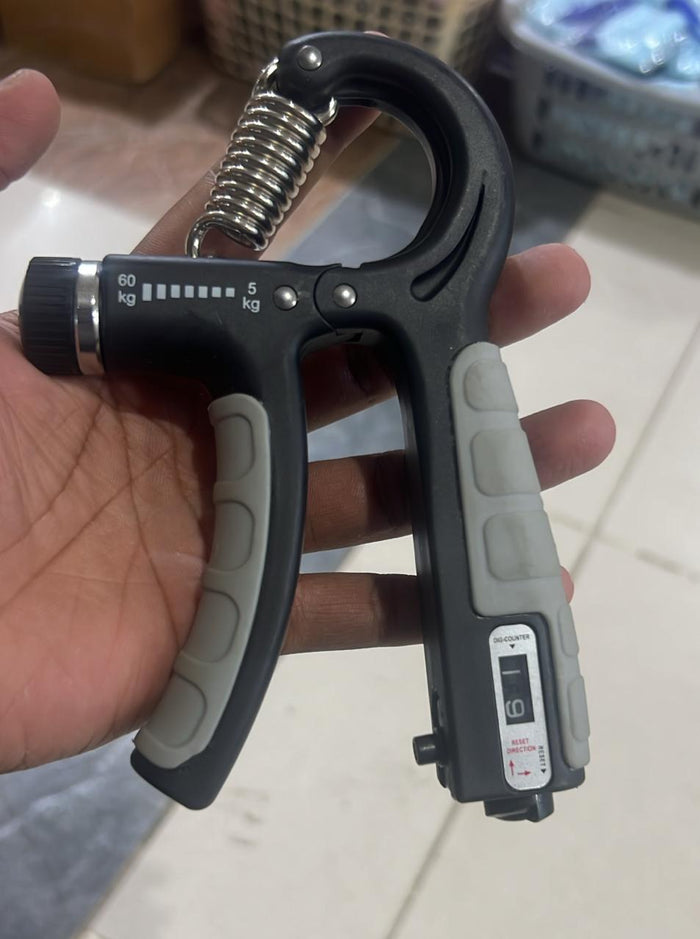 Adjustable Hand Gripper with Rep Counter – Grip Strengthener