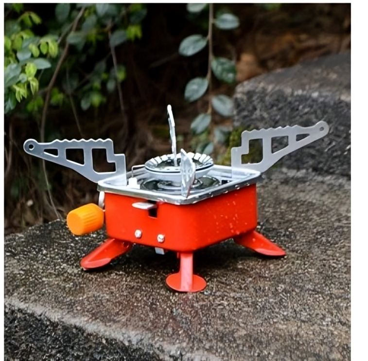 Mini Portable Camping Stove – Foldable & Windproof