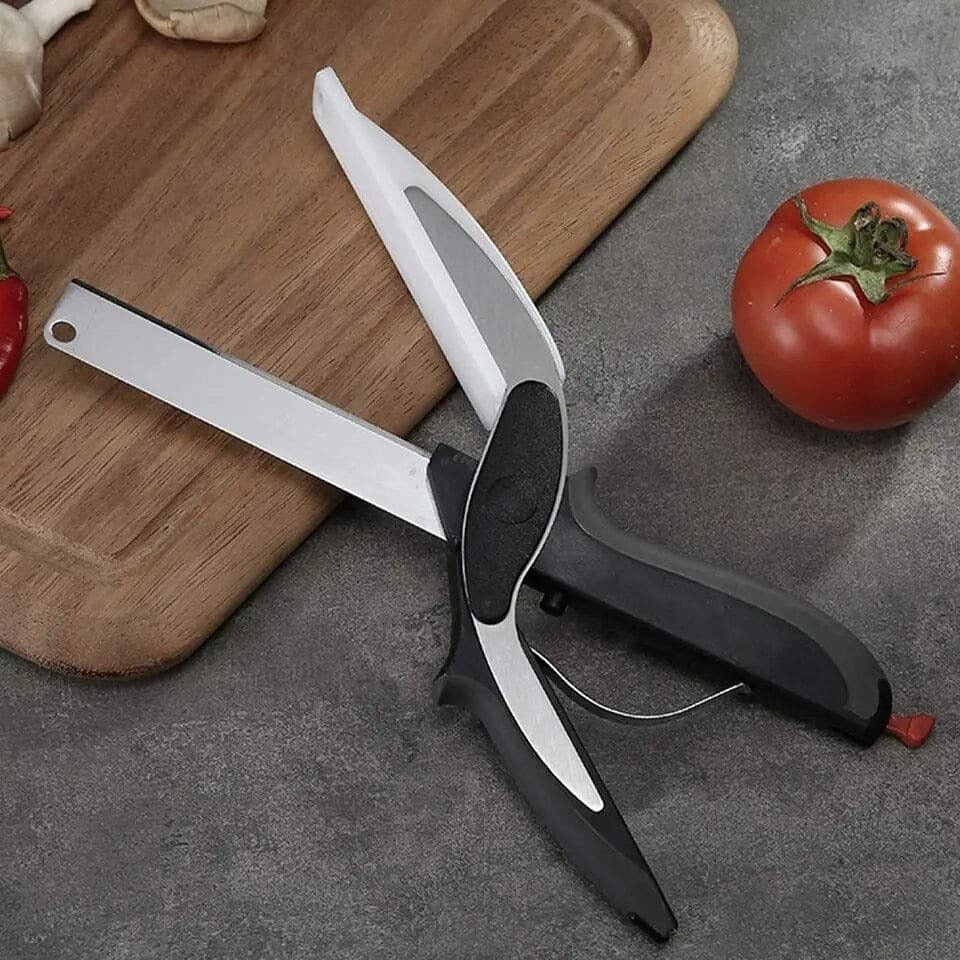 2-in-1 Clever Cutter Scissor with Cutting Board