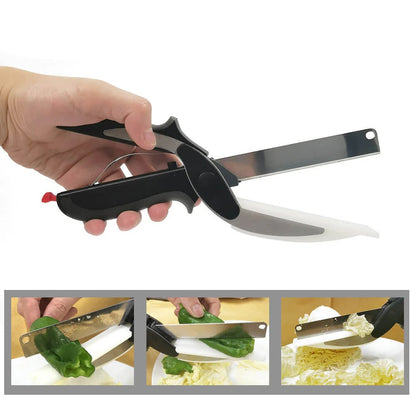 2-in-1 Clever Cutter Scissor with Cutting Board