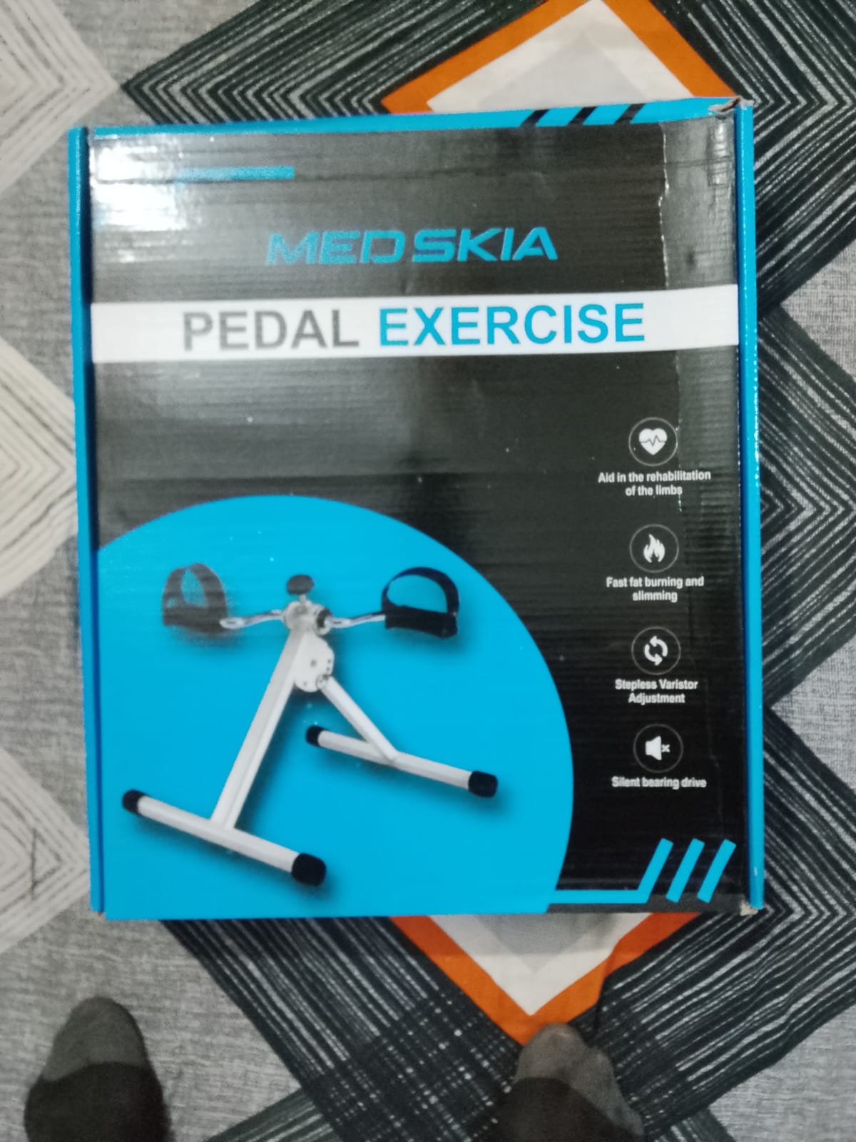 Mini Pedal Exerciser – Portable Folding Exercise Bike for Home & Office