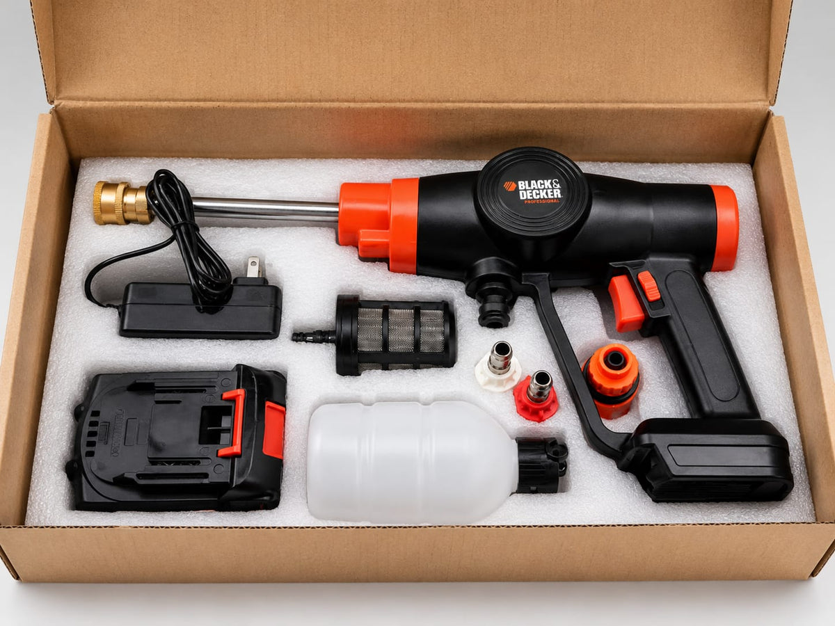 BLACK+DECKER Cordless High Pressure Washer – Lithium Battery