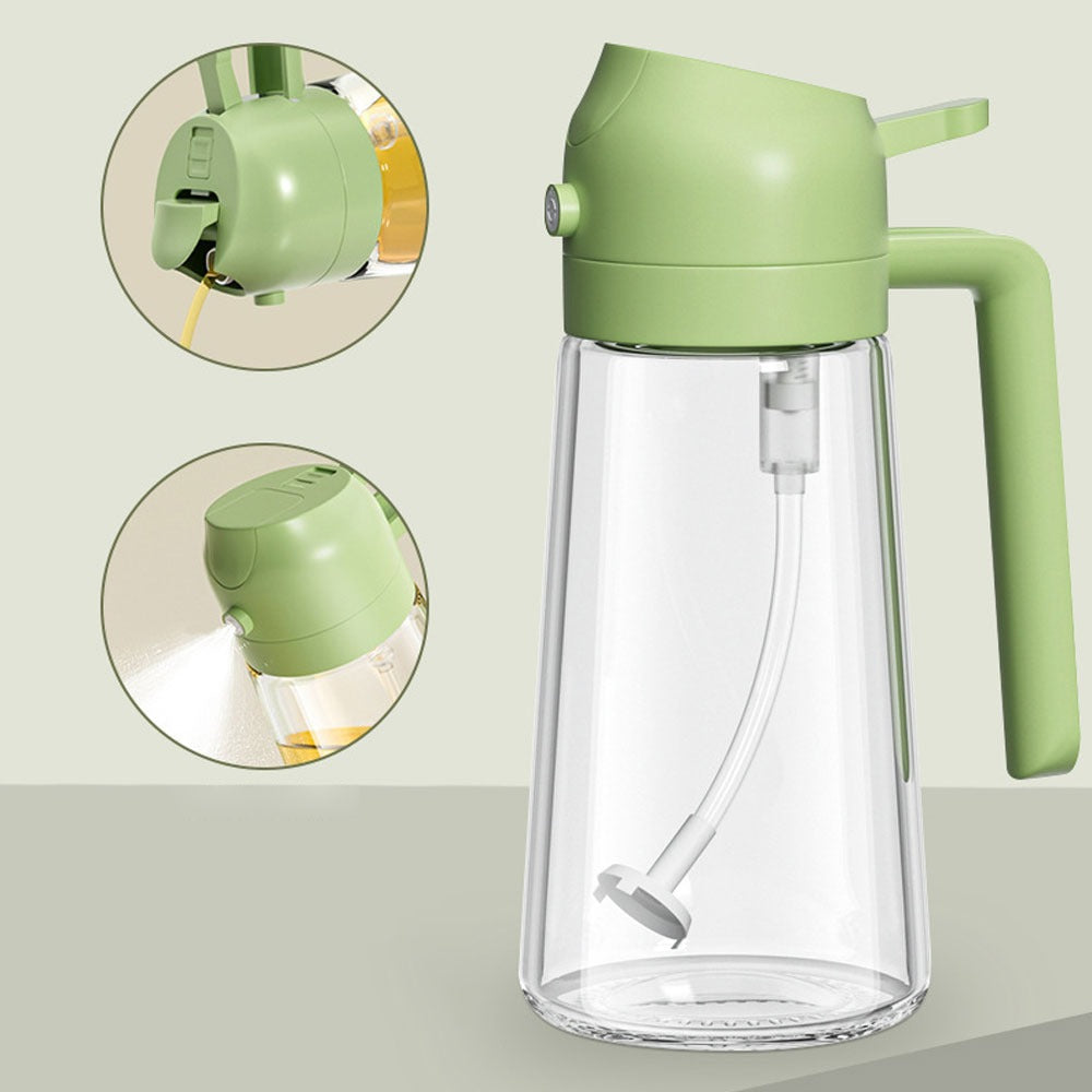 2-in-1 Oil Sprayer Bottle for Kitchen –      400ml