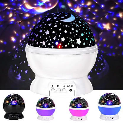Star Master Rotating Night Light Projector – LED Galaxy Bedroom Lamp