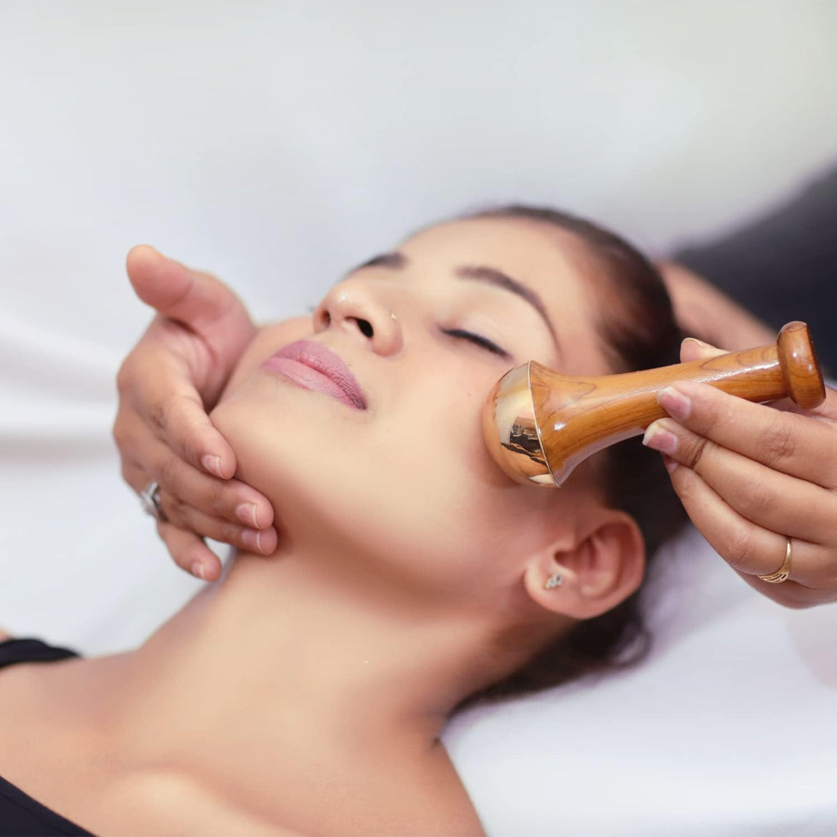 Kansa Wand Face & Foot Massager – Ayurvedic Bronze Tool
