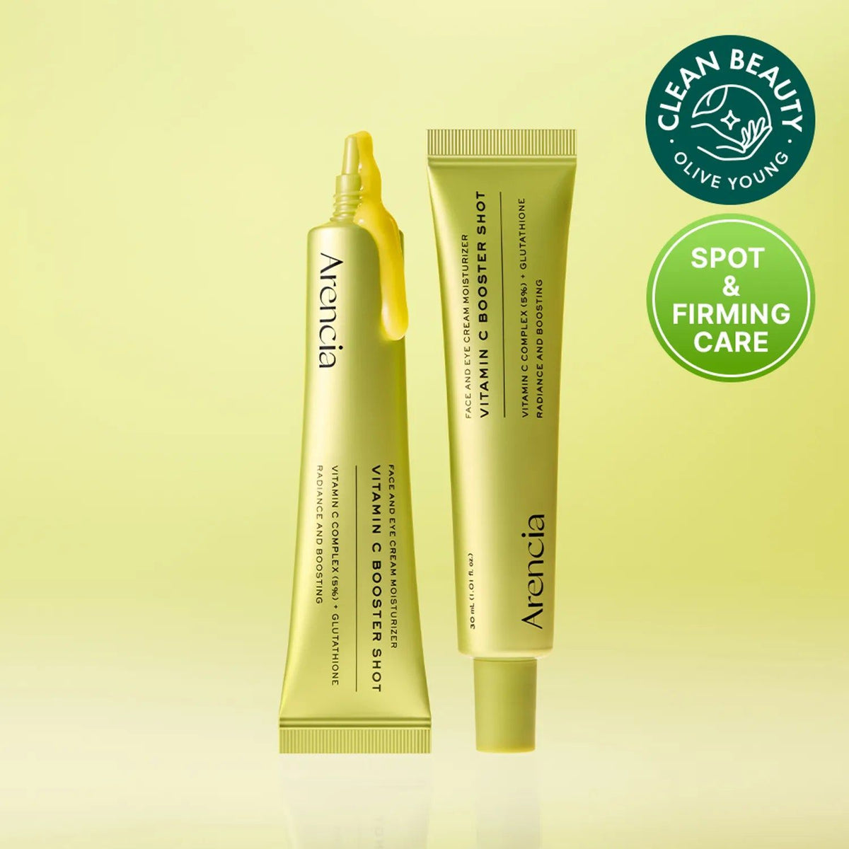 Arencia Vitamin C Booster Shot Face & Eye Cream Moisturizer
