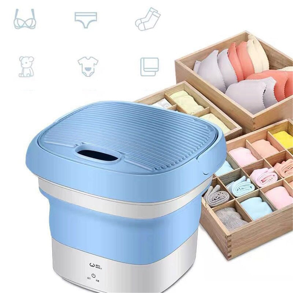 Portable Folding Semi-Automatic Washing Machine