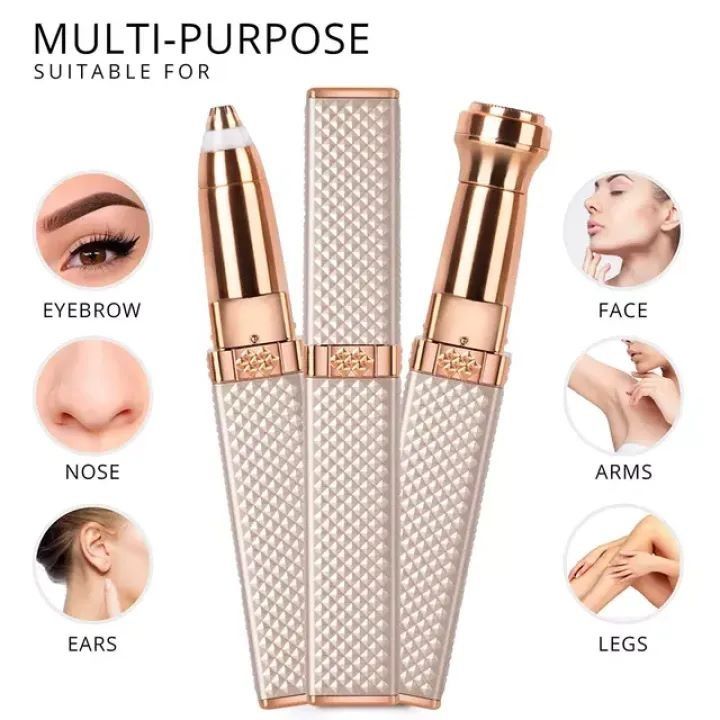 Updated Design 2-in-1 Flawless Eyebrow Trimmer