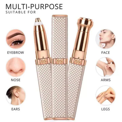 Updated Design 2-in-1 Flawless Eyebrow Trimmer