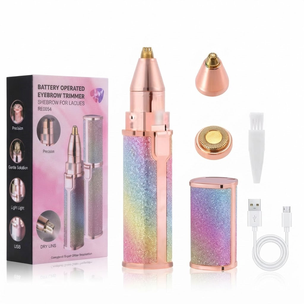 Portable Facial Hair Remover – Glitter Design