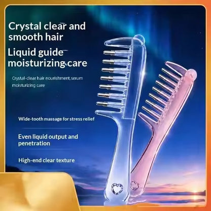 Scalp Massage & Relaxing Comb with Rolling Balls – Gentle Head Massager Comb