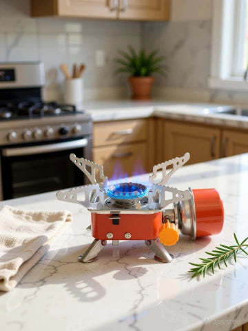 Mini Portable Camping Stove – Foldable & Windproof