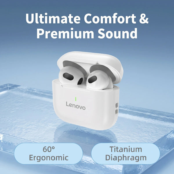 Original Lenovo A6 PRO TWS Wireless Earphone Bluetooth 5.0 HD Calls Touch Control Earbuds Gaming Headphones With Mic