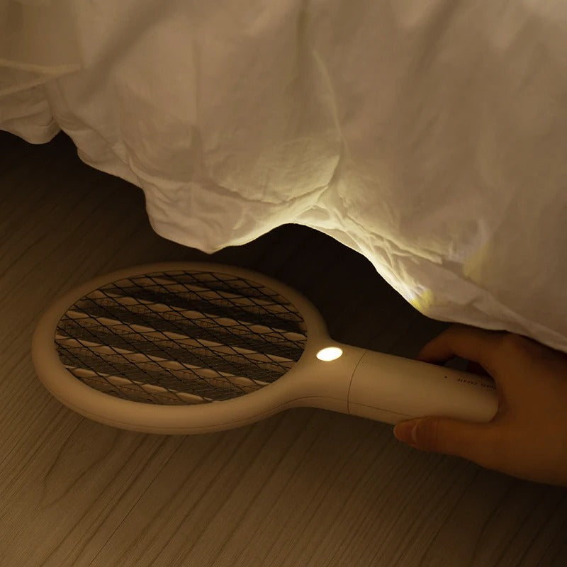 Handheld Sothing Portable Electric Mosquito Swatter Killer Electric Racket Insect Fly Bug Mosquito Zapper Swatter Killer Home