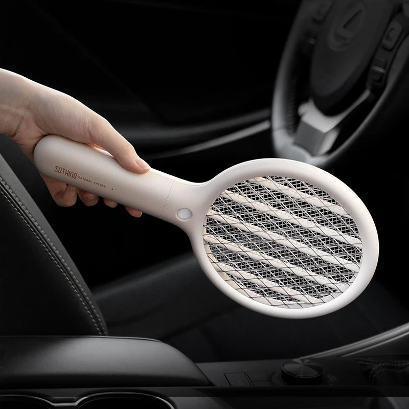 Handheld Sothing Portable Electric Mosquito Swatter Killer Electric Racket Insect Fly Bug Mosquito Zapper Swatter Killer Home