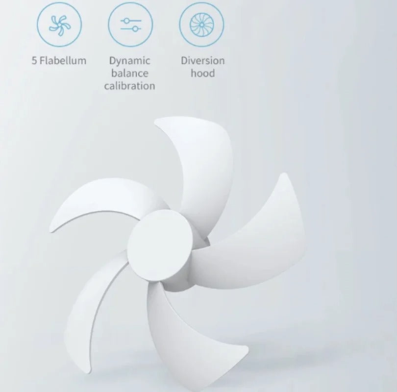 Edon E808/E808Y Wireless Suspended Air Circulation Fan Rechargeable Folding Electric Fan Wall-mounted Kitchen Office Table Fan