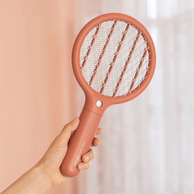 Handheld Sothing Portable Electric Mosquito Swatter Killer Electric Racket Insect Fly Bug Mosquito Zapper Swatter Killer Home