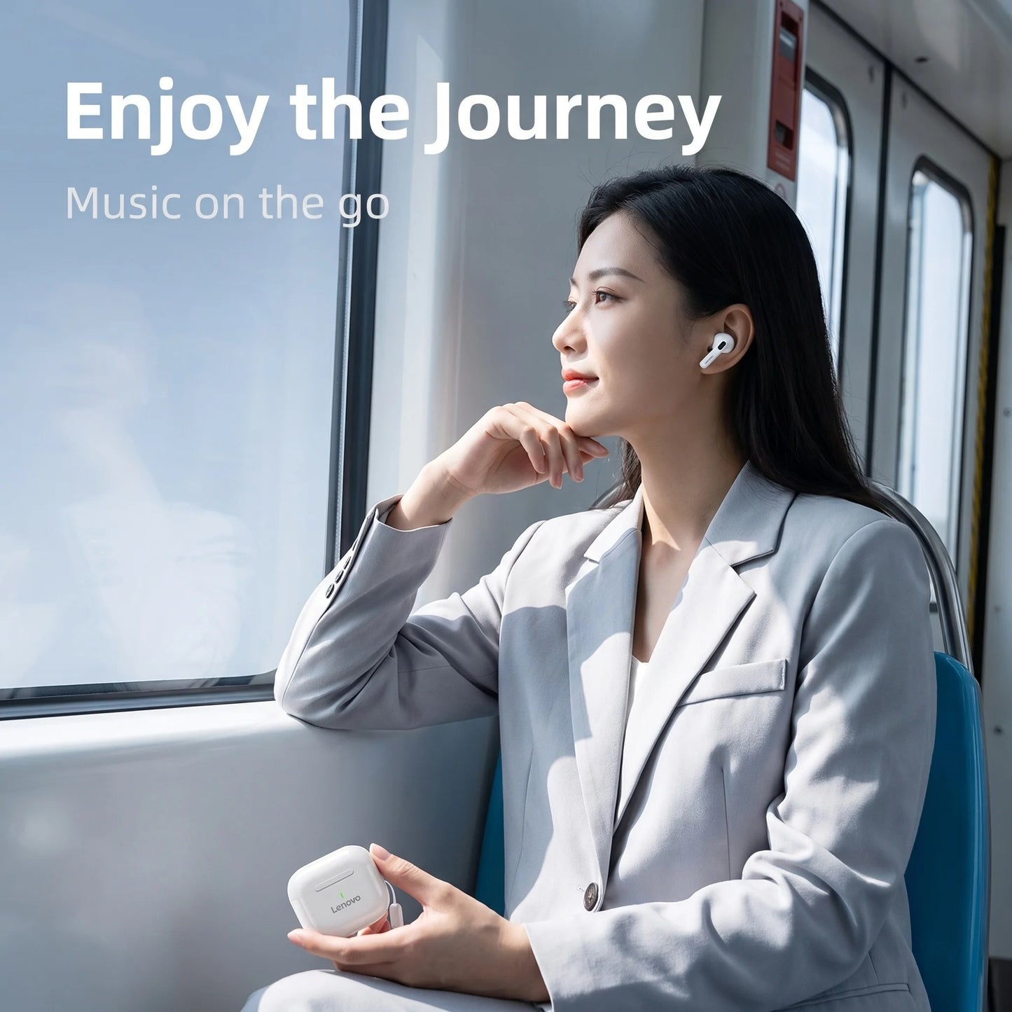 Original Lenovo A6 PRO TWS Wireless Earphone Bluetooth 5.0 HD Calls Touch Control Earbuds Gaming Headphones With Mic