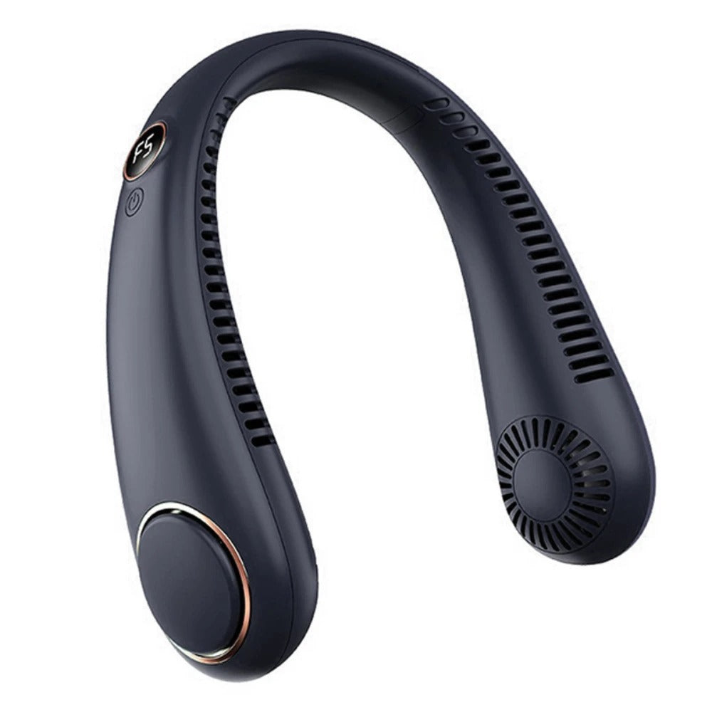 Bladeless Neck Fan,Quiet Rechargeable Neck Fan | Portable Small Wireless Electric Fan for Running, Climbing, Camping, Walking