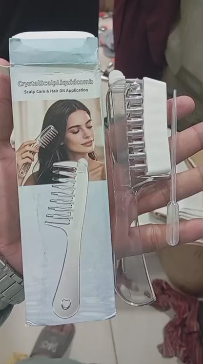 Scalp Massage & Relaxing Comb with Rolling Balls – Gentle Head Massager Comb