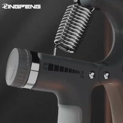 Adjustable Hand Gripper with Rep Counter – Grip Strengthener