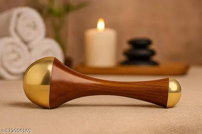 Kansa Wand Face & Foot Massager – Ayurvedic Bronze Tool